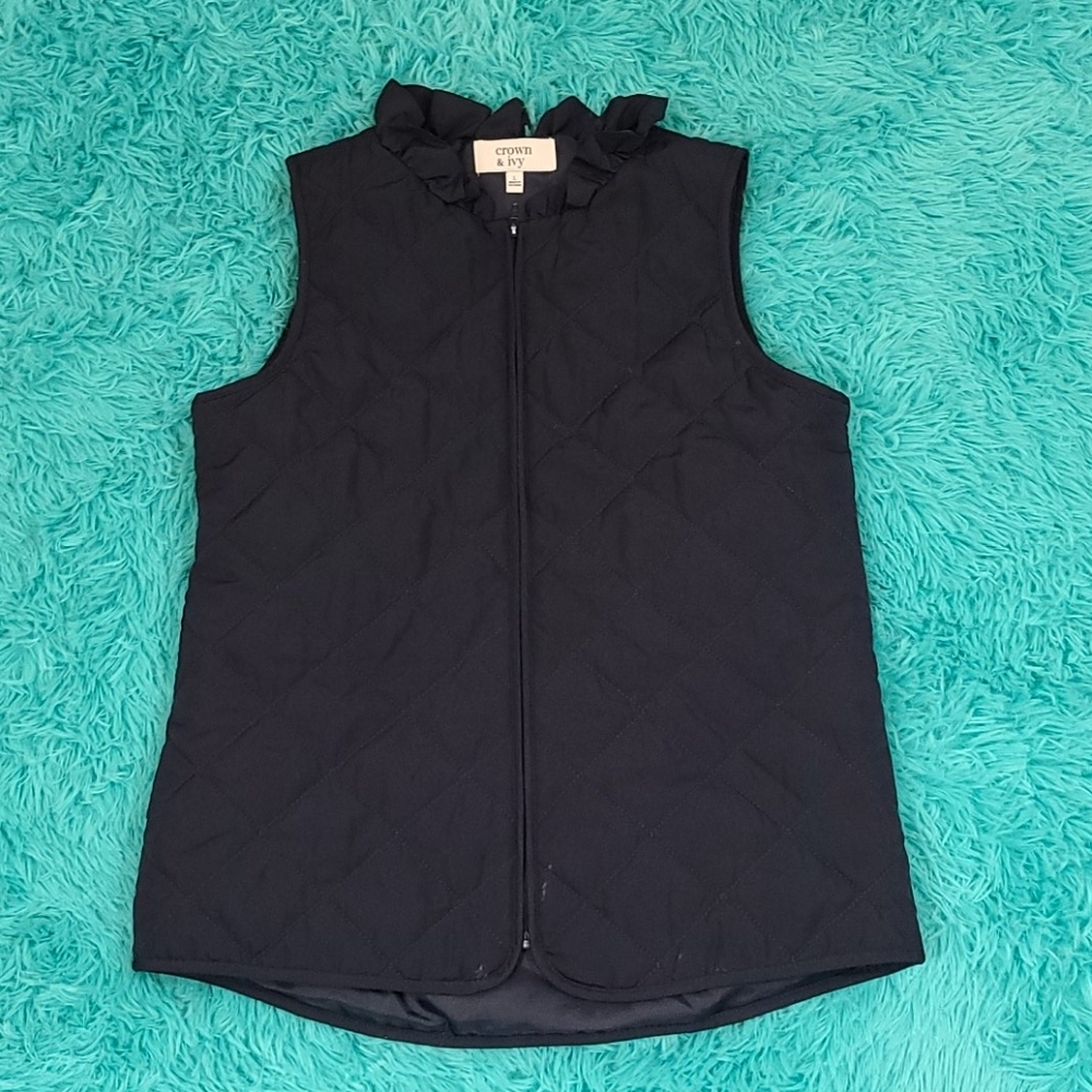 Crown  Ivy Navy Blue Vest